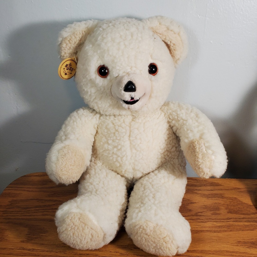 1986 Snuggle Fabric Softener Plush Bear 10" Russ Lever Brothers Co Vintage